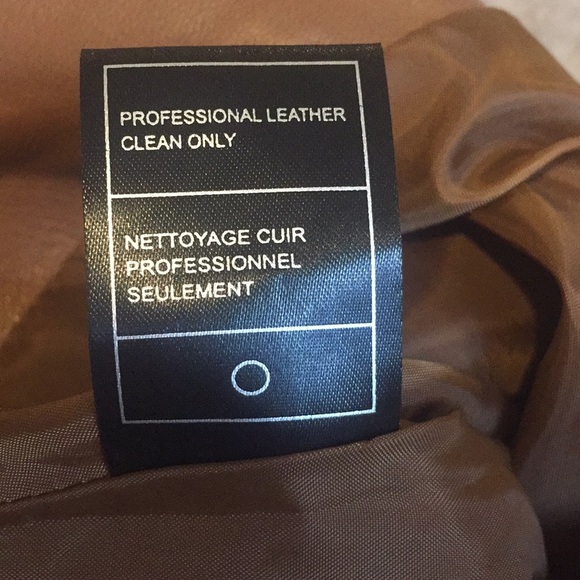 Cupcakes and Cashmere Camel Leather Mini Skirt - Picture 6 of 6